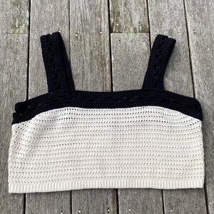 House of Harlow 1960 crochet crop top